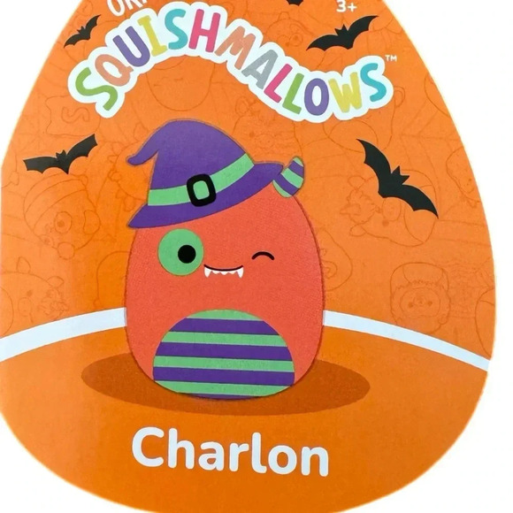 Lot Of 2 NWT SQUISHMALLOWS Mariposa 8” Charlon 9” Halloween Witch Monster Plushy - Picture 9 of 11